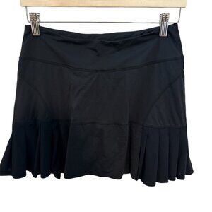 Tonic Active Pleated Tennis Skirt – Black (Size M) | Made in Canada!